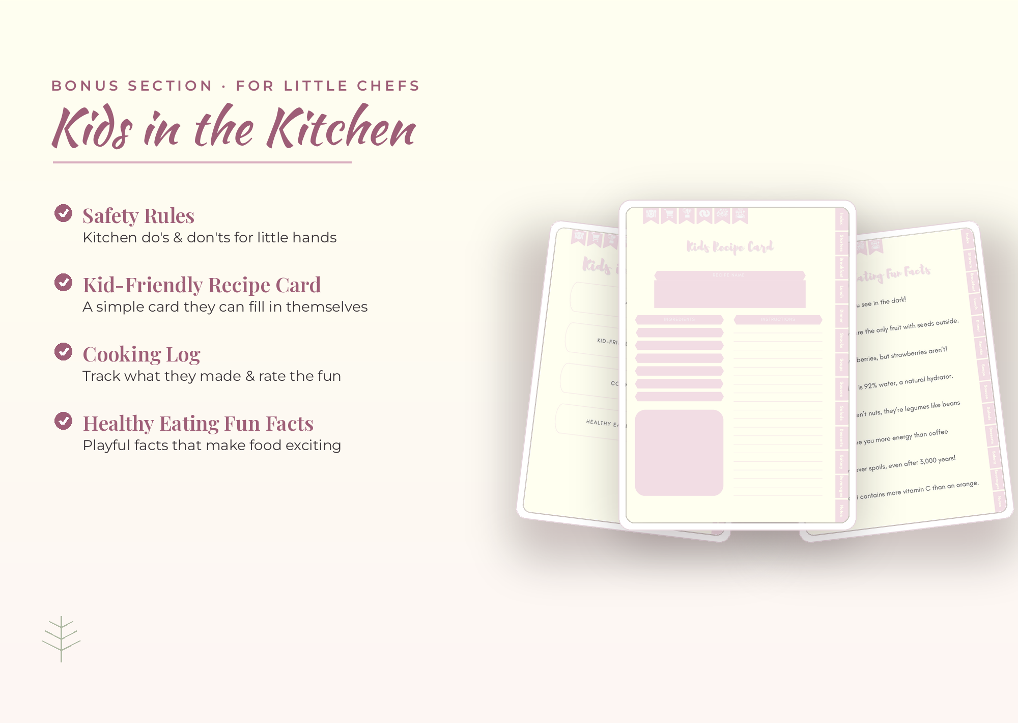 Digital Recipe Book-Pink Blossom - Image 5