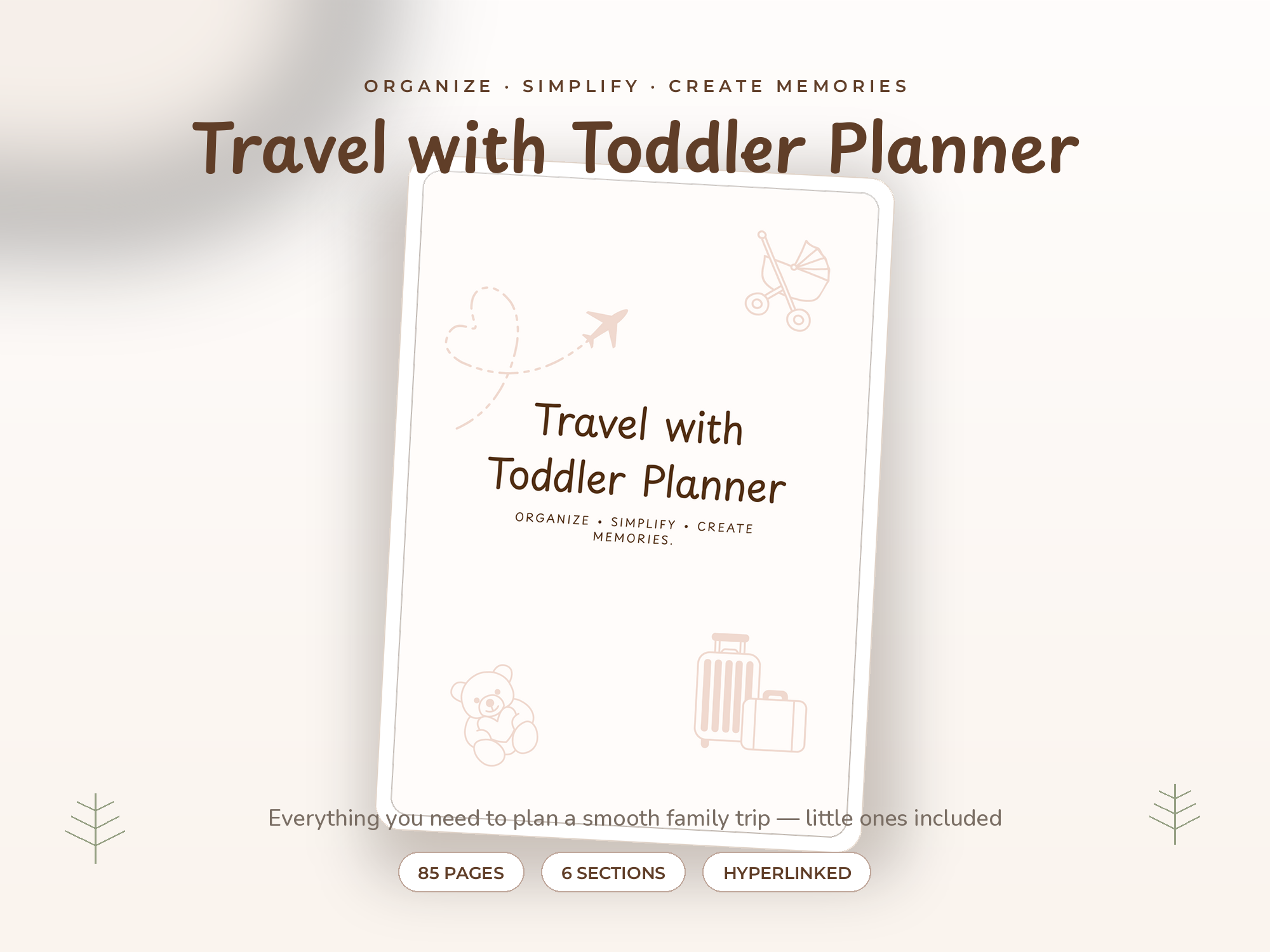 Travel with Toddler Planner