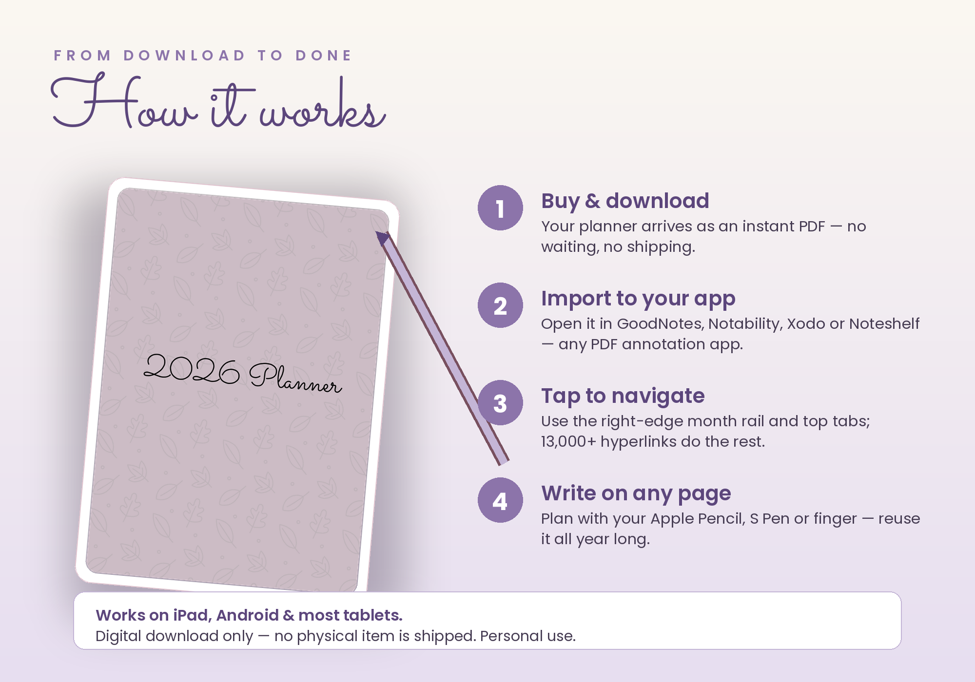 2026 Ultimate Life Planner | Lilac - Image 13