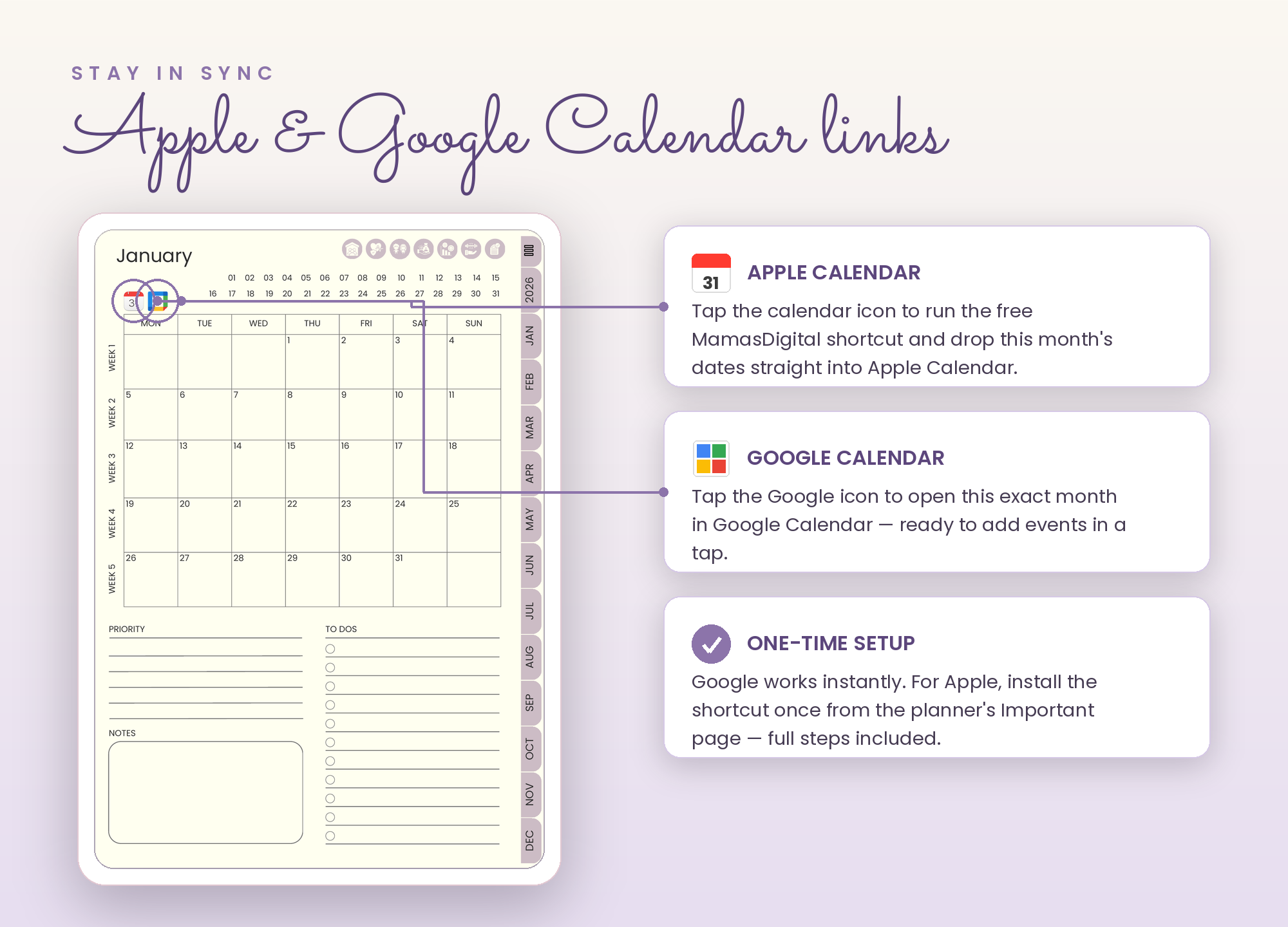 2026 Ultimate Life Planner | Lilac - Image 5