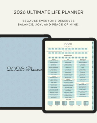 2026 Ultimate Life Planner | Minty Blue