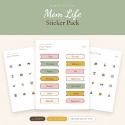 Free Mom Life Stickers