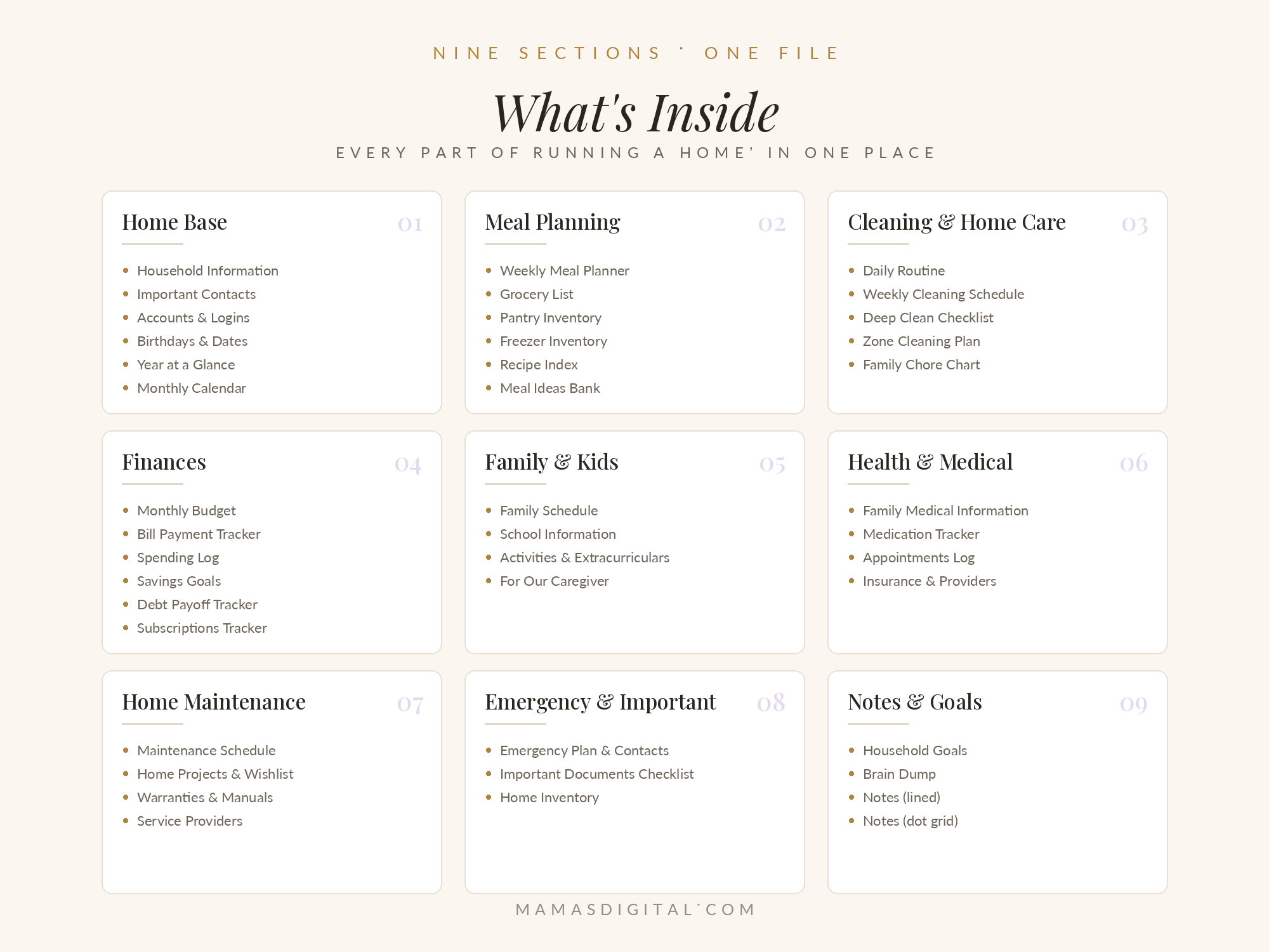 Home Management Binder - Image 2
