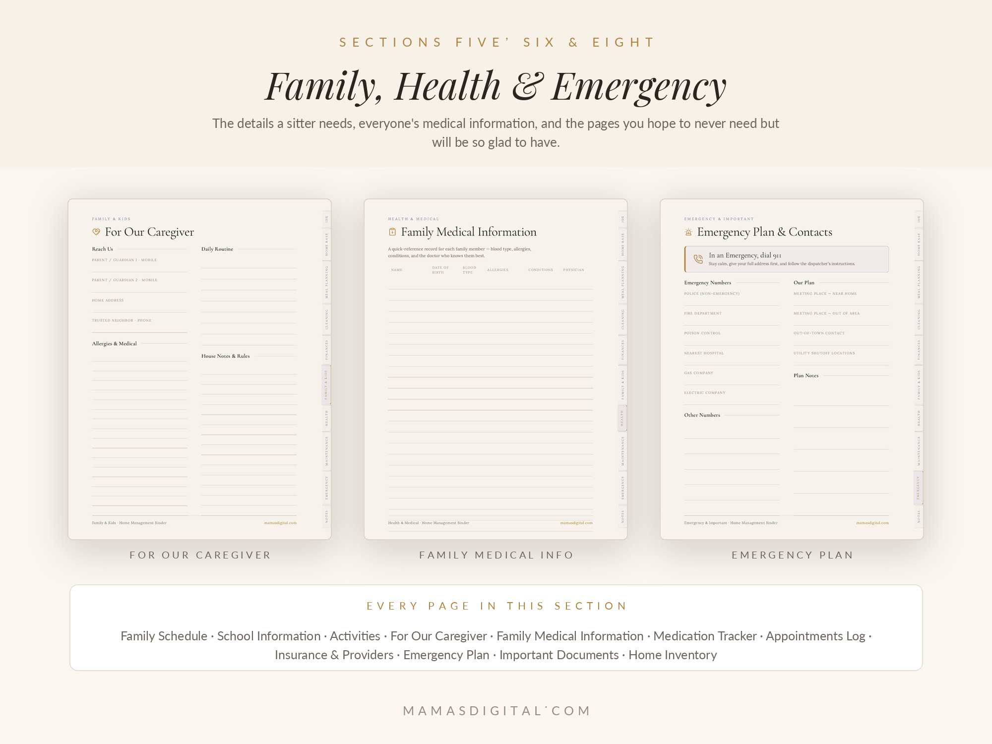 Home Management Binder - Image 8